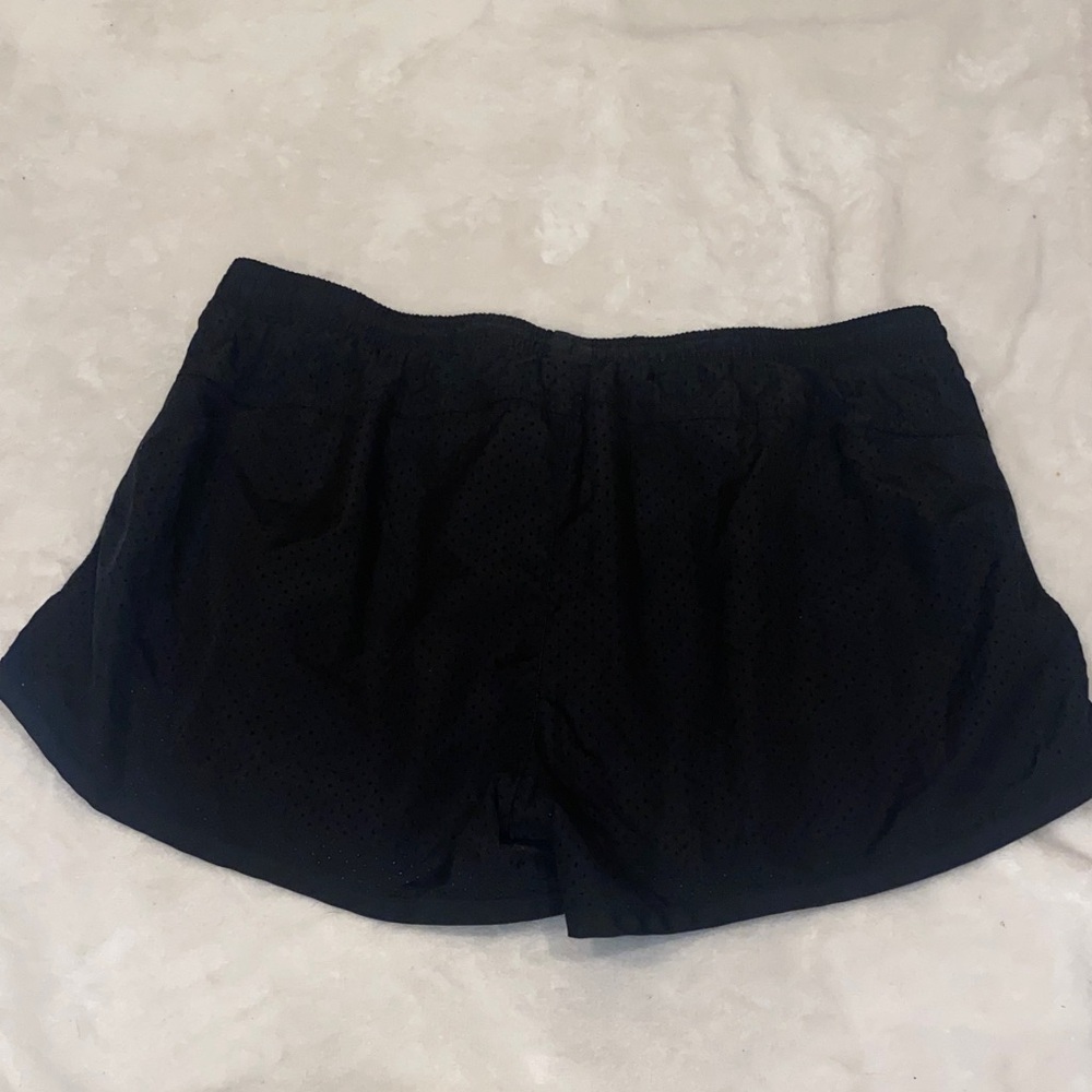 Women's Mesh Active Black Shorts - Picture 4 of 5